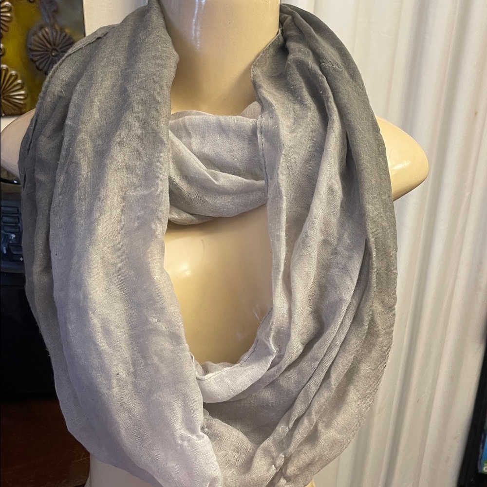 Light Gray Infinity Scarf - Women's Accessory